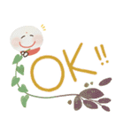 まいにち前向き♡にっこり地蔵の秋冬（個別スタンプ：7）