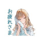丁寧な優しいお姉さん（個別スタンプ：4）