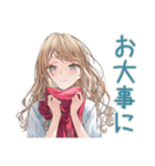 丁寧な優しいお姉さん（個別スタンプ：10）