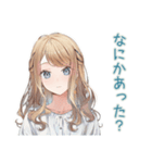 丁寧な優しいお姉さん（個別スタンプ：25）