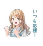 丁寧な優しいお姉さん（個別スタンプ：40）