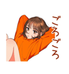 ボブカットの女の子の週末♡（個別スタンプ：15）