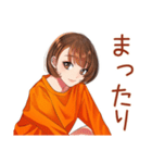ボブカットの女の子の週末♡（個別スタンプ：19）