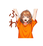 ボブカットの女の子の週末♡（個別スタンプ：38）