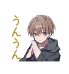 ゆるパーカーくんのふんわり相槌（個別スタンプ：7）