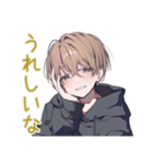 ゆるパーカーくんのふんわり相槌（個別スタンプ：19）