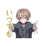 ゆるパーカーくんのふんわり相槌（個別スタンプ：22）