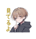 ゆるパーカーくんのふんわり相槌（個別スタンプ：38）