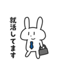 就活するばにーくん（個別スタンプ：1）