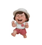 ぷくぷくほっぺの女の子 2 (NT)（個別スタンプ：7）