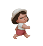 ぷくぷくほっぺの女の子 2 (NT)（個別スタンプ：13）