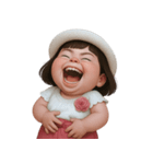 ぷくぷくほっぺの女の子 2 (NT)（個別スタンプ：22）