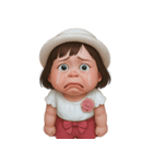 ぷくぷくほっぺの女の子 2 (NT)（個別スタンプ：35）