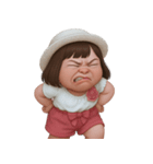 ぷくぷくほっぺの女の子 2 (NT)（個別スタンプ：38）