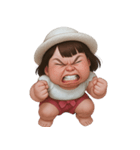 ぷくぷくほっぺの女の子 2 (NT)（個別スタンプ：40）