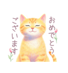 小さなハートと子猫スタンプ（個別スタンプ：13）