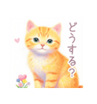小さなハートと子猫スタンプ（個別スタンプ：18）