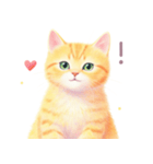 小さなハートと子猫スタンプ（個別スタンプ：29）