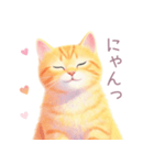 小さなハートと子猫スタンプ（個別スタンプ：38）