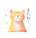 小さなハートと子猫スタンプ（個別スタンプ：40）