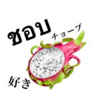 南国のドラゴンフルーツ 【タイ語】（個別スタンプ：9）