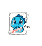 可愛い恐竜スタンプ(beekon_ver)（個別スタンプ：4）