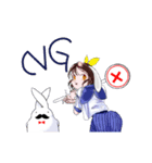 ひげうさぎ社長2（個別スタンプ：35）