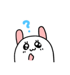目にハートの光を宿すうさたん（個別スタンプ：19）