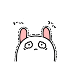 目にハートの光を宿すうさたん（個別スタンプ：34）