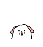 目にハートの光を宿すうさたん（個別スタンプ：36）
