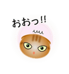 色々な猫11-2 短毛-垂れ耳-茶トラ（個別スタンプ：10）