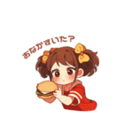 ポテトちゃんの毎日スタンプ（個別スタンプ：4）
