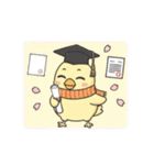 ひよこの日常 〜春夏秋冬Ver.〜（個別スタンプ：3）