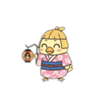 ひよこの日常 〜春夏秋冬Ver.〜（個別スタンプ：10）