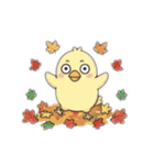 ひよこの日常 〜春夏秋冬Ver.〜（個別スタンプ：17）