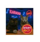 大人な猫の日常（個別スタンプ：27）