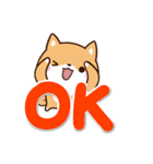 ちびシバ【英語付】（個別スタンプ：9）