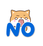 ちびシバ【英語付】（個別スタンプ：10）
