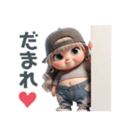 (再販)ぽっちゃりギャルの日常♫（個別スタンプ：7）
