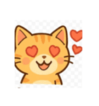 猫の日常使い簡単（個別スタンプ：7）