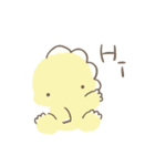 恐竜ぬいのやさしい英語挨拶（個別スタンプ：2）