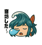 サーファー夏波(サーフィン),,,,,,,,（個別スタンプ：6）
