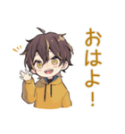 ちびパーカーくんの秋日和★ゆるかわ（個別スタンプ：2）