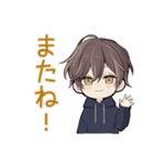 ちびパーカーくんの秋日和★ゆるかわ（個別スタンプ：8）