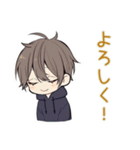 ちびパーカーくんの秋日和★ゆるかわ（個別スタンプ：17）