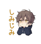 ちびパーカーくんの秋日和★ゆるかわ（個別スタンプ：24）