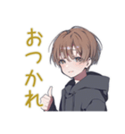 ゆるパーカーくんの秋日和★（個別スタンプ：8）