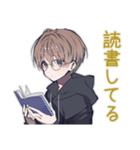 ゆるパーカーくんの秋日和★（個別スタンプ：13）