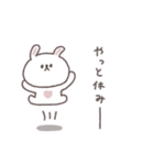 社畜◎ちびっこうさぎさん（個別スタンプ：34）