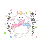 うちの子白猫！(長毛)（個別スタンプ：23）